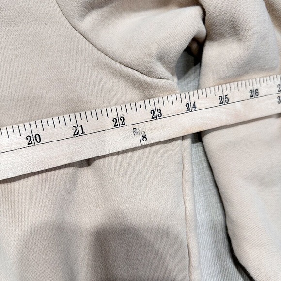 Lolano Hoodie Zip Women’s Size M Beig Full Long Sleeve - Picture 8 of 11